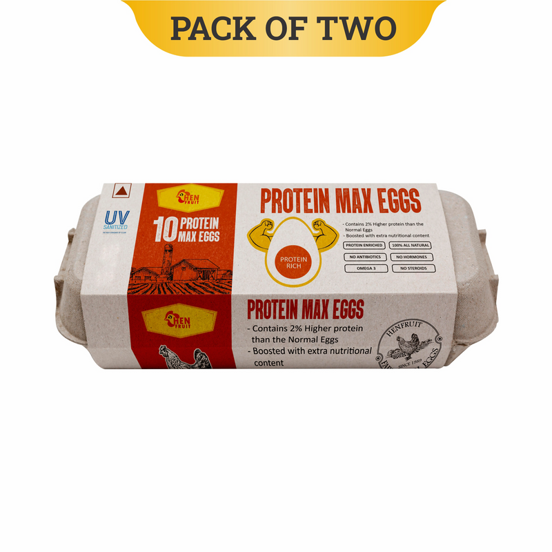 2 Pack of Protein Max 10  Eggs