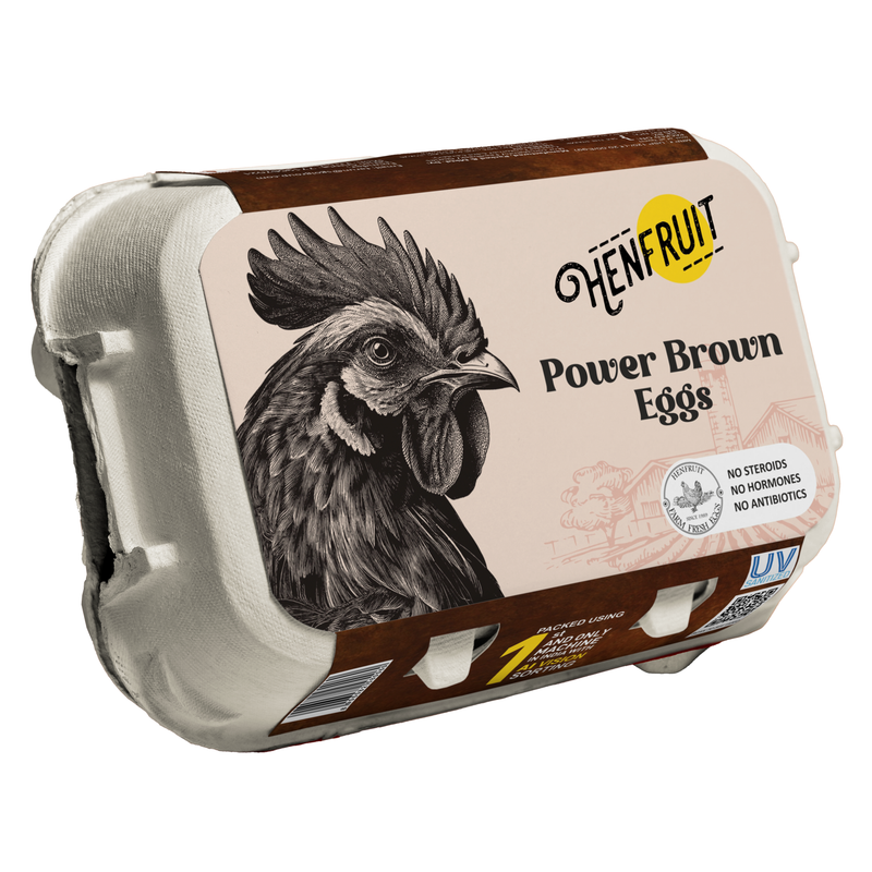 3 Pack of Large Brown 6 Eggs