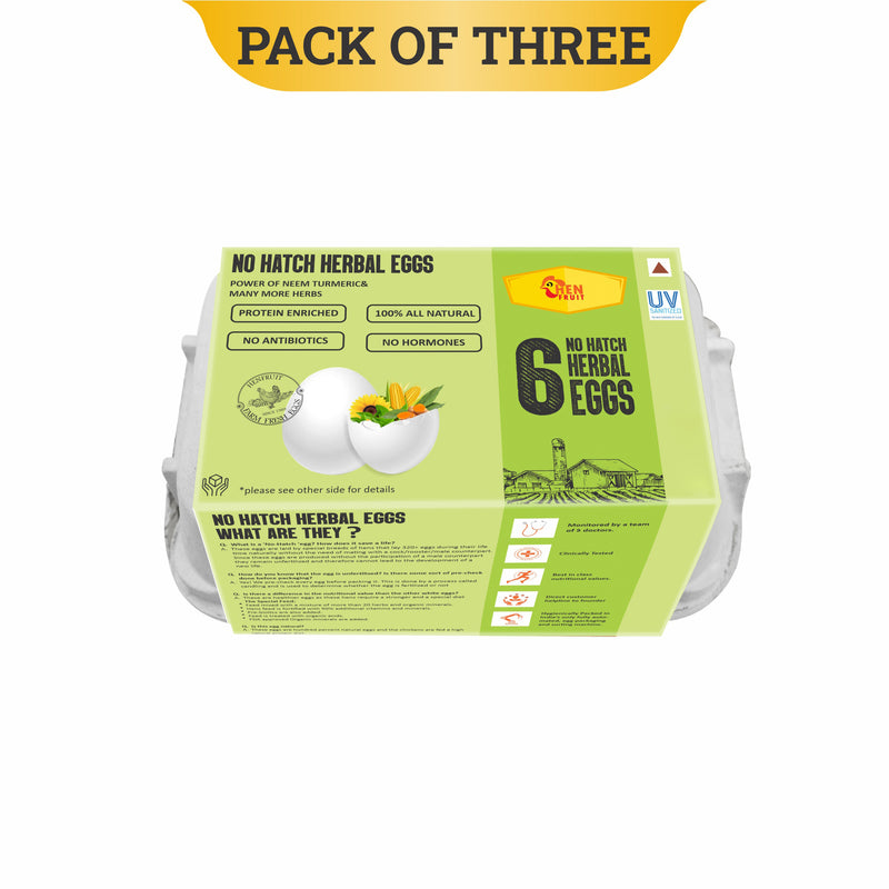 3 Pack of No Hatch Herbal 6 Eggs