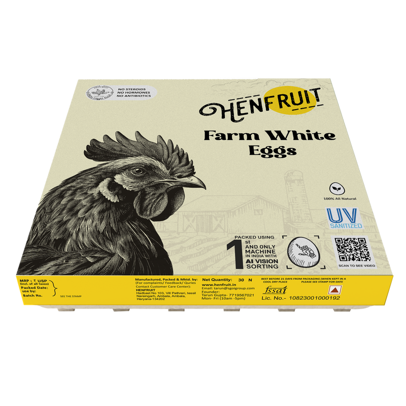 Farm White 30 Eggs